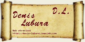 Denis Lubura vizit kartica